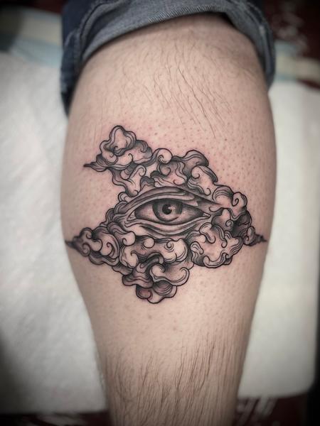 Tattoos - Cloud with eye - 145856